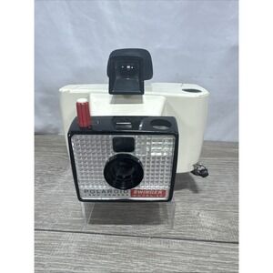 Polaroid Land Camera Swinger Model 20 1960s Vintage White Camera Untested